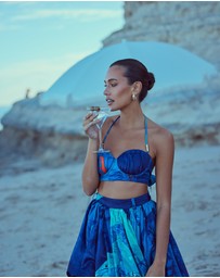 CATHERINE FERRARO - Arielle Halter Crop Top