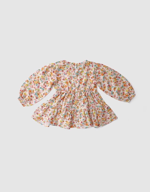 WITH LOVE FOR KIDS - Cotton Muslin Flow Dress - Kids