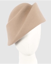 Max Alexander - Nude Winter Felt Designer Hat