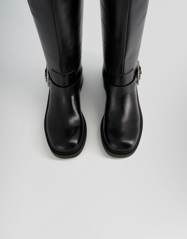Bershka - Flat Boots With Buckles