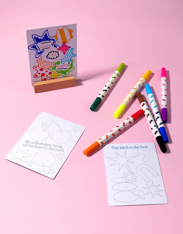 Journey Of Something - Colour Your Own Adult Affirmation Cards