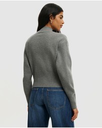 Cotton On - Lotus Cinched Zip Knit