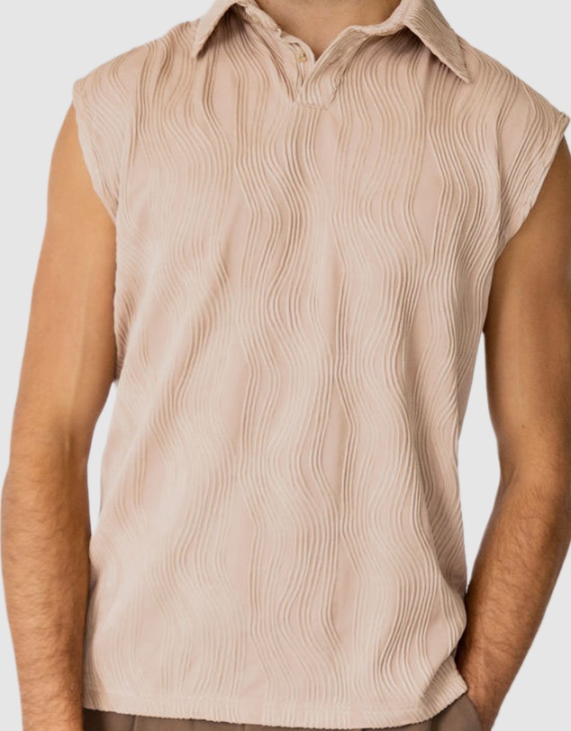 Justin Cassin - Verve Sleeveless Collared Shirt