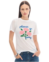 THE TALES - Please Go Away Fitted Tencel Tee