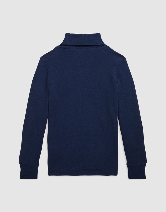 Polo Ralph Lauren - Cotton Interlock Turtleneck Sweat - ICONIC EXCLUSIVE - Babies-Kids