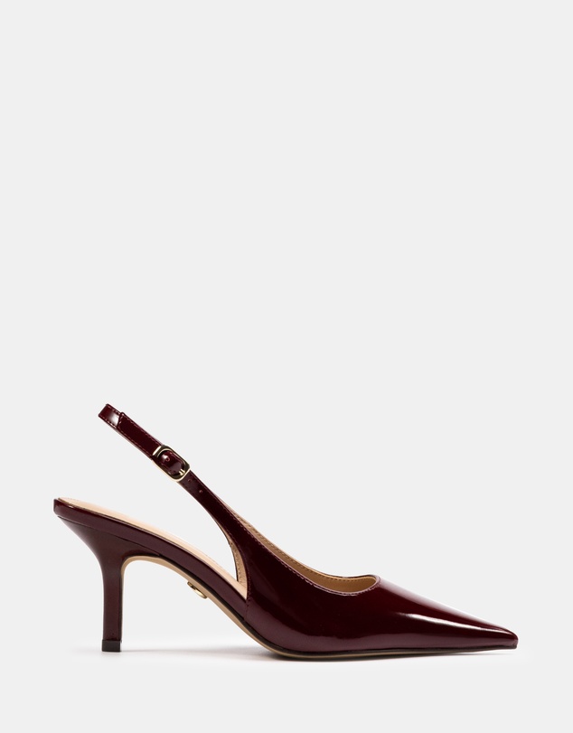 Wittner - Leia Crinkle Patent Leather Slingbacks