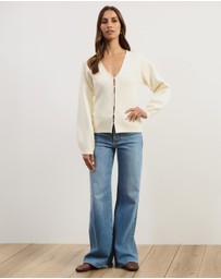 Atmos&Here - Knit Cardigan with Fitted Waist