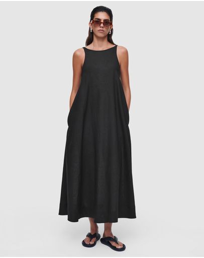 A-Line Linen Maxi Dress by COS Online | THE ICONIC | Australia