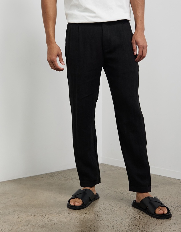 AERE - Linen Pleated Pants