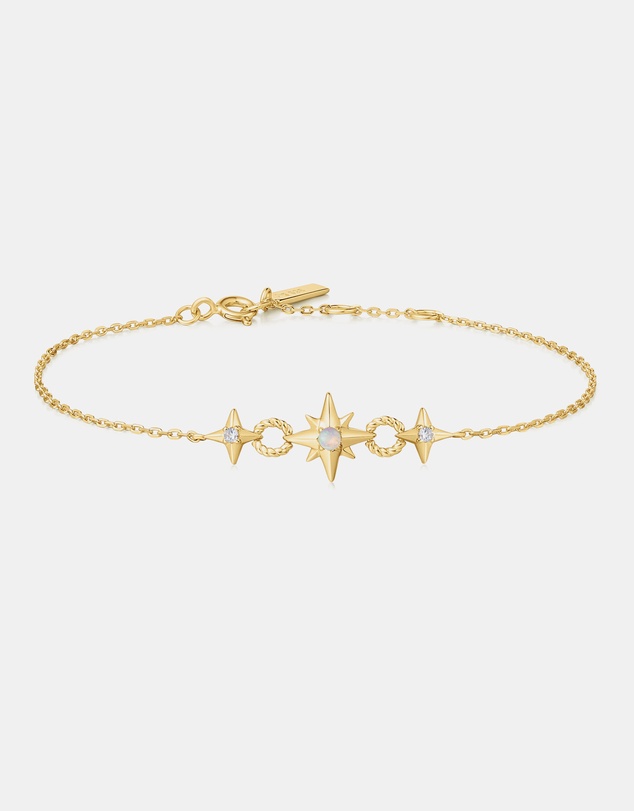Ania Haie - Ania Haie Gold Linked Star Bracelet