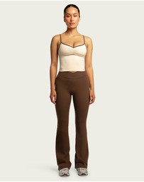 437 - The V Flared Leggings