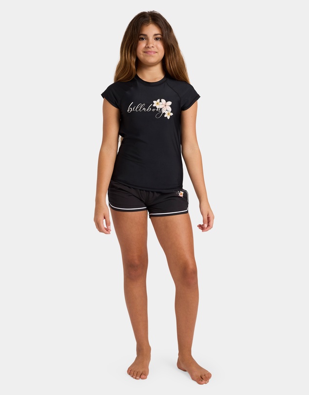 Billabong - Girls 6 to 16 Bloom Crush Short Sleeve Rashguard