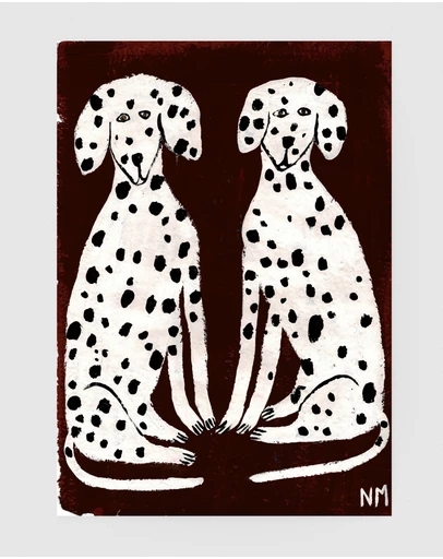Inka Arthouse - Two Dalmatians by Nancy McKie