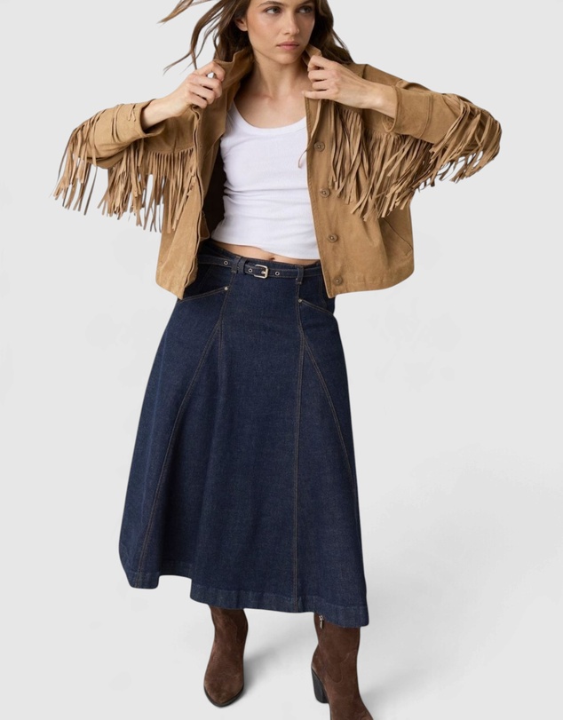GUESS - Eco Rayne Denim Midi Skirt
