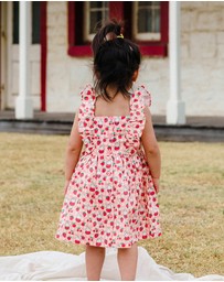 Kynd Baby - Miffy Smock Dress in Berry Check