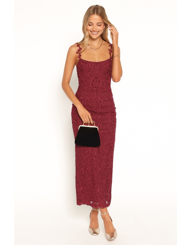 Petal & Pup - Rosana Maxi Dress - Cherry