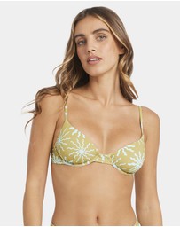 Billabong - Womens Sun Fired Demi Underwire Bikini Top