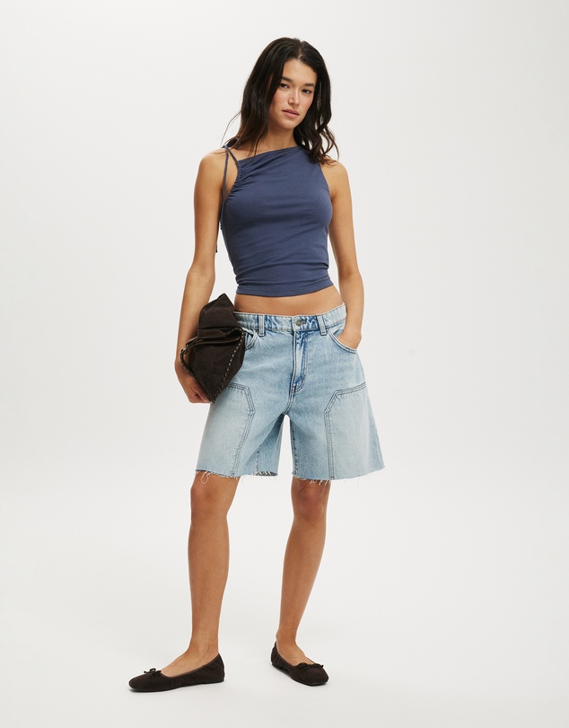 Cotton On - Relaxed Denim Short