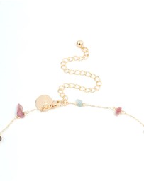 Lovisa - Gold Semiprecious Chip Chain Y-Necklace