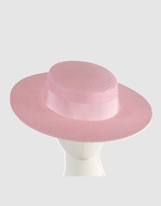 Max Alexander - Pink Boater Hat