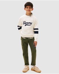 Tommy Hilfiger - Varsity Back Logo Colour-Blocked Sweatshirt - Kids