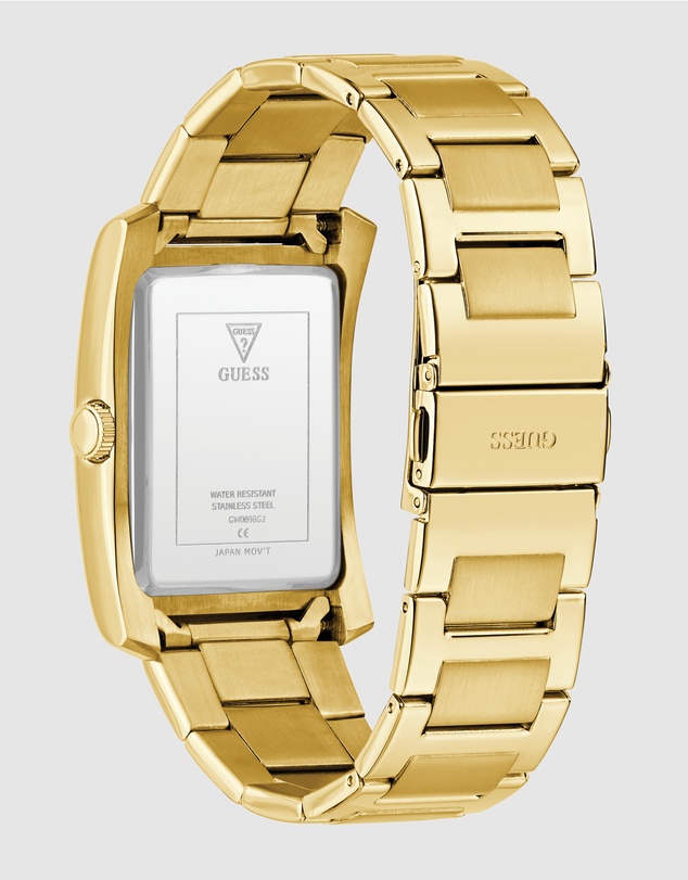 GUESS - Guess Men's Gold Tone 33.7mm Analogue Watch