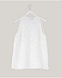 Revibe - Repaired Lover Claudia Sequin Scoop Neck Cami - AU 14