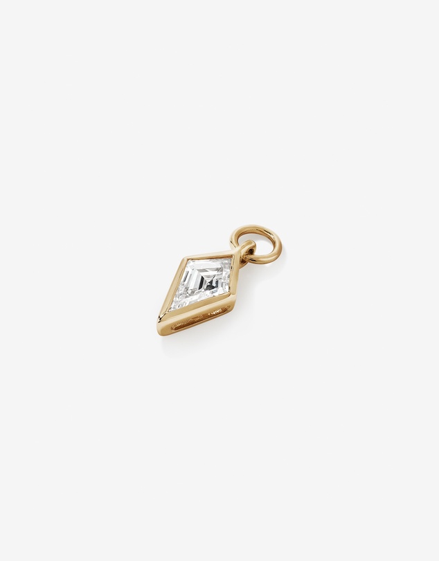 Michael Hill - Kite Cut Earring Charm with 0.33 Carat TW of Laboratory-Grown Diamond in 10kt Yellow Gold