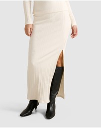 Forever New - Maribella Ribbed Maxi Skirt