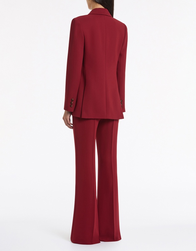 Carla Zampatti - Cabernet Crepe Double Breasted Blazer