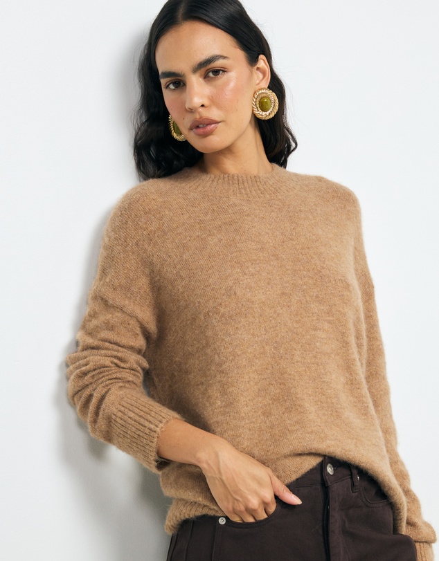 AERE - Jori Wool Blend Oversized Knit Jumper