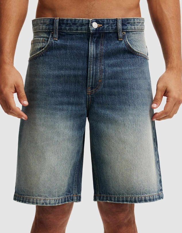 Cotton On - Baggy Denim Shorts