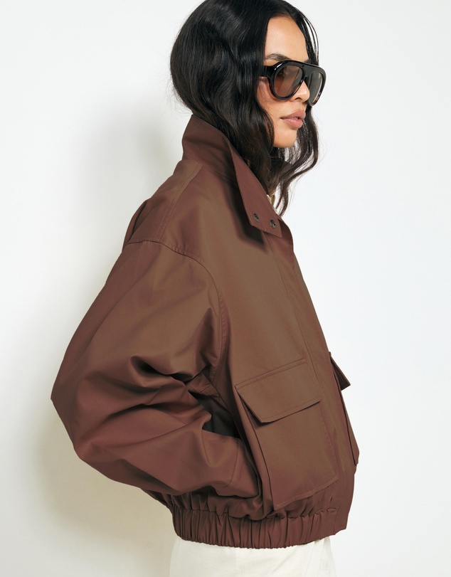 AERE - Ines Funnel Neck Bomber