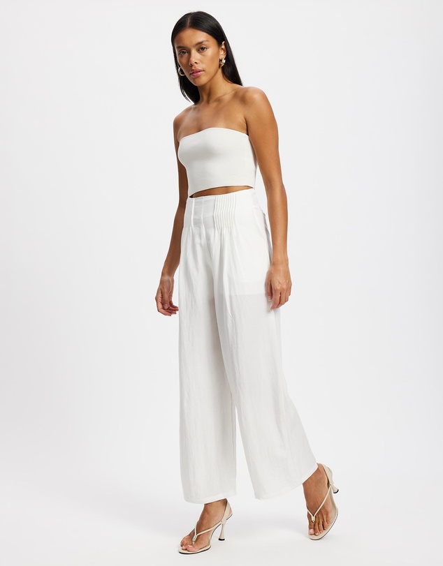 Mossée - Olivia Pleated Wide Leg Pants