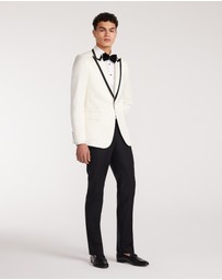 Calibre - Lapel Detail Tuxedo Jacket Ivory
