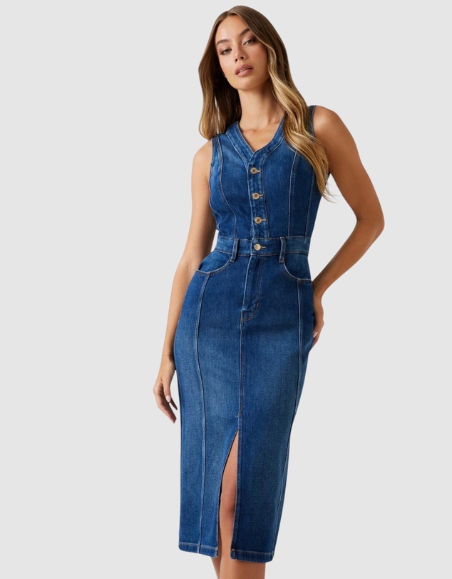 GUESS - Eco Amara Midi Dress