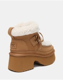 EVERAU - Australian Shepherd Ugg Bumpy Cow Suede Upper Fashion Boots