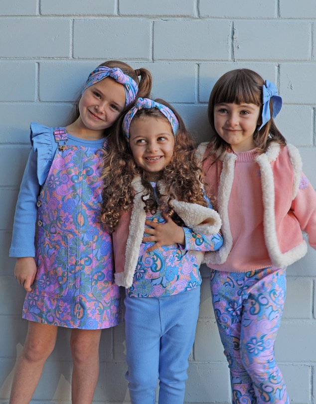 WITH LOVE FOR KIDS - Hazel Denim Pinafore Dress - Babies - Kids