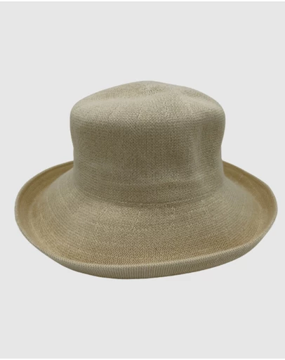 Jacaru - Jacaru 1506 Knitted Bucket Hat - Large Brim