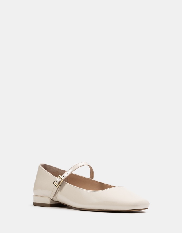 Wittner - Aria Crinkle Patent Leather Mary Janes