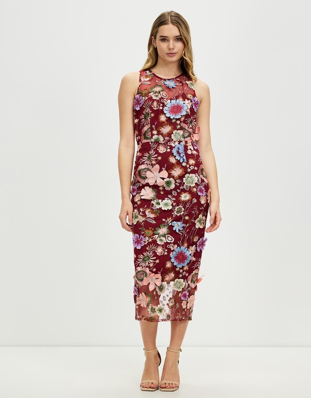 Romance by Honey and Beau - Wild Flower Midi Dress