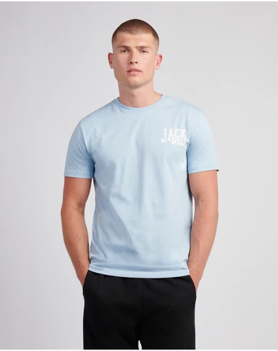 Jack Wills - Slant Stacked Graphic T-Shirt