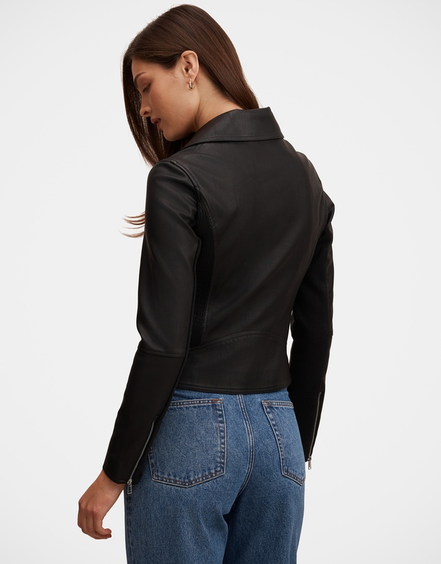 Forever New - Betty Faux Leather Biker Jacket