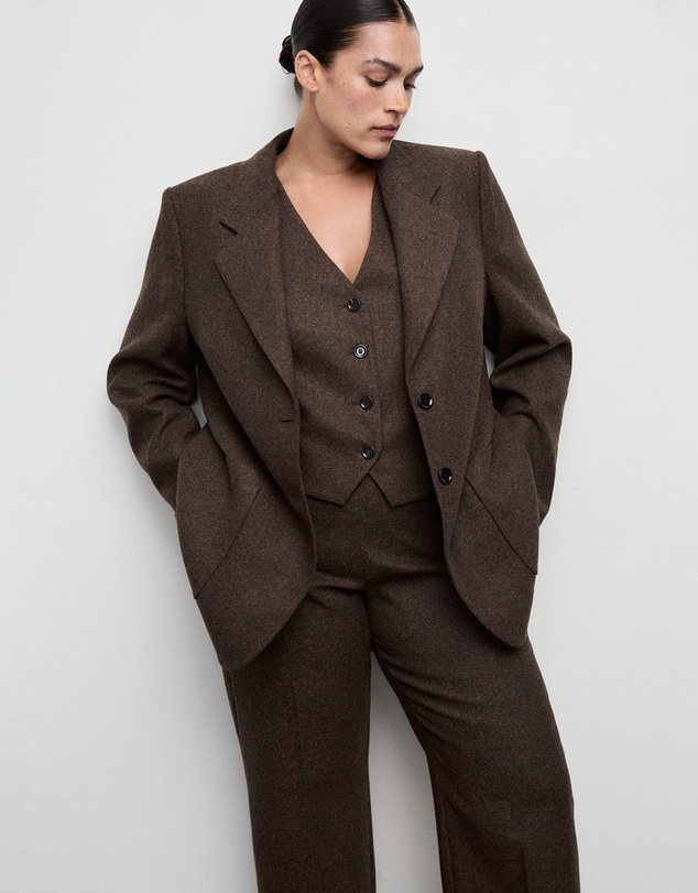 M.N.G - Speckled Wool Trousers