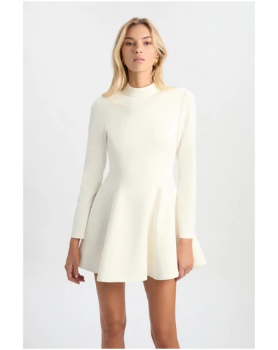 Bardot - Zephyra Long Sleeve Mini Dress