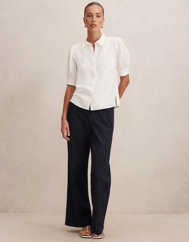 Forever New - Finley Trim Detail Blouse