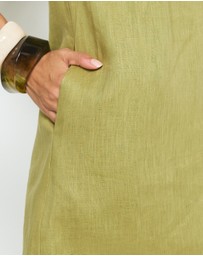 AERE - Zaya Linen Mini Dress