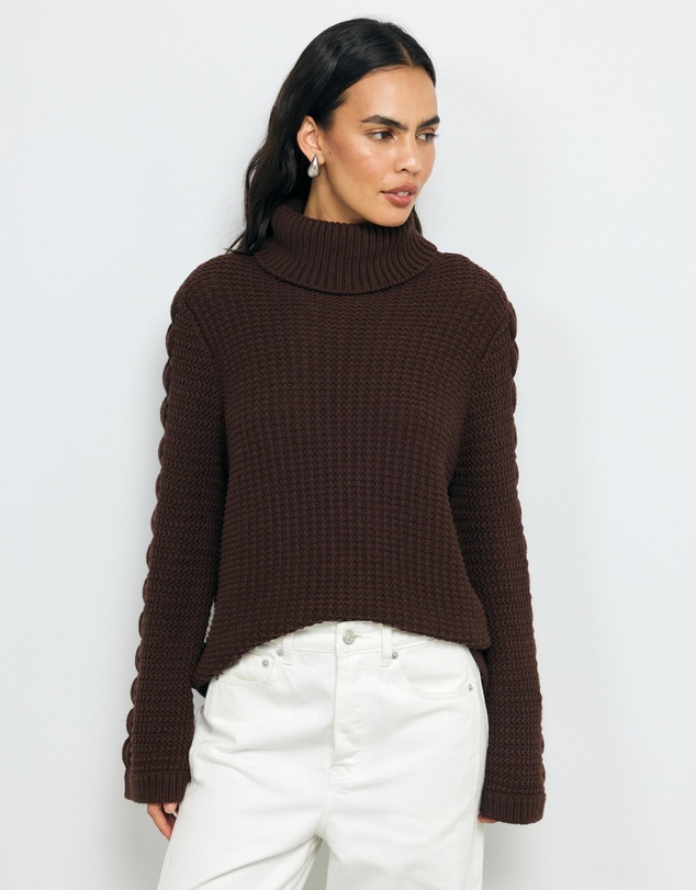 AERE - Rhei Organic Cotton Wool Cable Jumper
