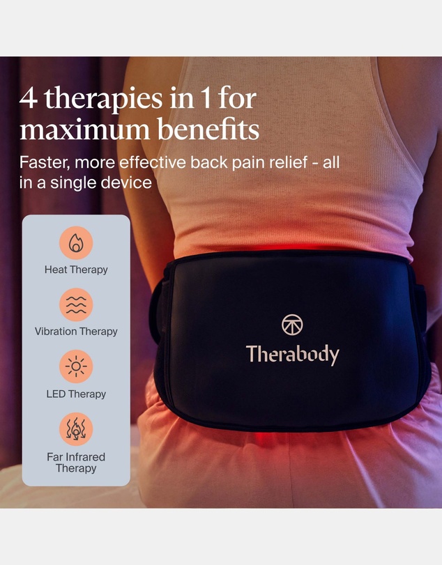 Therabody - ThermBack LED - Back Pain Relief Wrap