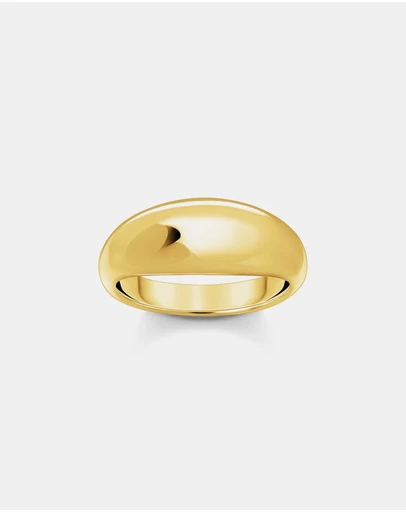 THOMAS SABO - Ring in timeless design gold